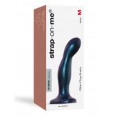 Темно-синяя насадка Strap-On-Me Dildo Plug Snaky size M - Strap-on-me - купить с доставкой в Иркутске