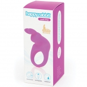 Фиолетовое эрекционное виброкольцо Happy Rabbit Rechargeable Rabbit Cock Ring - Happy Rabbit - в Иркутске купить с доставкой