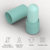 Мятный двусторонний мастурбатор Arcwave Ghost Pocket Stroker - Arcwave - в Иркутске купить с доставкой