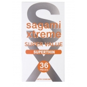 Ультратонкие презервативы Sagami Xtreme Superthin - 36 шт. - Sagami - купить с доставкой в Иркутске