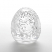 Мастурбатор-яйцо Keith Haring EGG DANCE - Tenga - в Иркутске купить с доставкой