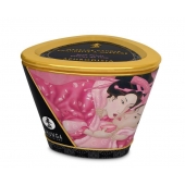 Массажная свеча Rose Petals с ароматом розы - 170 мл. - Shunga - купить с доставкой в Иркутске