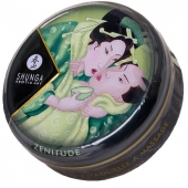 Массажная свеча Exotic Green Tea с ароматом зелёного чая - 30 мл. - Shunga - купить с доставкой в Иркутске