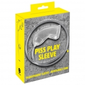 Прозрачная насадка на пенис Piss Play Sleeve для игр с мочеиспусканием - Orion - купить с доставкой в Иркутске