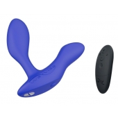 Синий анальный вибратор We-Vibe Vector+ - We-vibe - в Иркутске купить с доставкой