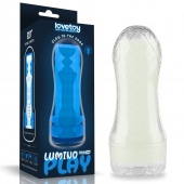 Светящийся в темноте мастурбатор Lumino Play Masturbator Pocketed - Lovetoy - в Иркутске купить с доставкой