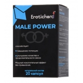 Капсулы для мужчин Erotichard male power - 20 капсул (0,370 гр.) - Erotic Hard - купить с доставкой в Иркутске
