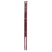 Бордовый ремень Halo Waist Belt - размер L-XL - Shots Media BV - купить с доставкой в Иркутске