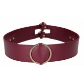 Бордовый ремень Halo Waist Belt - размер L-XL - Shots Media BV - купить с доставкой в Иркутске