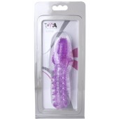 Фиолетовая насадка, удлиняющая половой член - 13,5 см. - Toyfa Basic - в Иркутске купить с доставкой