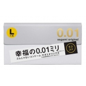 Презервативы Sagami Original 0.02 L-size увеличенного размера - 5 шт. - Sagami - купить с доставкой в Иркутске