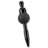 Черный уретральный вибростимулятор Vibrating Penis Plug - Orion - купить с доставкой в Иркутске