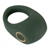 Зеленое эрекционное виброкольцо Luxurious Vibro Cock Ring - Orion - в Иркутске купить с доставкой
