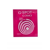 Стимулирующий интимный крем для женщин Cosmo G-spot - 2 гр. - Биоритм - купить с доставкой в Иркутске