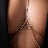 Оригинальная золотистая цепочка на грудь - Сима-Ленд купить с доставкой Оригинальная золотистая цепочка на грудь - Сима-Ленд купить с доставкой