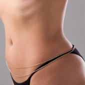 Стильная двойная золотистая цепочка на талию - Сима-Ленд купить с доставкой Стильная двойная золотистая цепочка на талию - Сима-Ленд купить с доставкой