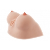 Полуторс Juliana Breast в виде груди с вибровагиной - KOKOS - в Иркутске купить с доставкой