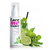 Съедобное согревающее массажное масло Love Me Tender Mojito с ароматом мохито - 100 мл. - Love to Love - купить с доставкой в Иркутске