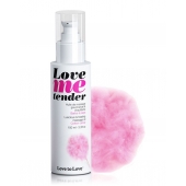 Съедобное согревающее массажное масло Love Me Tender Cotton Candy с ароматом сладкой ваты - 100 мл. - Love to Love - купить с доставкой в Иркутске