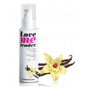 Съедобное согревающее массажное масло Love Me Tender Vanilla с ароматом ванили - 100 мл. - Love to Love - купить с доставкой в Иркутске