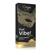 Съедобный гель Dual Vibe Pina Colada с эффектом вибрации и вкусом коктейля пина колада - 15 мл. - ORGIE - купить с доставкой в Иркутске