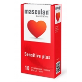 Презервативы Masculan Sensitive plus - 10 шт. - Masculan - купить с доставкой в Иркутске