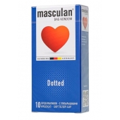 Презервативы с пупырышками Masculan Dotted - 10 шт. - Masculan - купить с доставкой в Иркутске