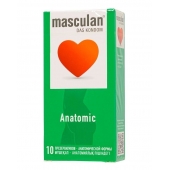 Презервативы анатомической формы Masculan Anatomic - 10 шт. - Masculan - купить с доставкой в Иркутске