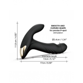Черный вибромассажер простаты Multi P-Joy с 3 моторами - Dorcel - в Иркутске купить с доставкой