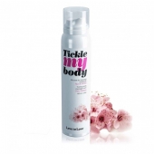 Массажная хрустящая пенка Tickle My Body Cherry Blossom с ароматом вишневого цвета - 150 мл. - Love to Love - купить с доставкой в Иркутске
