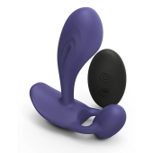 Темно-синий вибромассажер Witty P G Vibrator with Remote Control - Love to Love - в Иркутске купить с доставкой