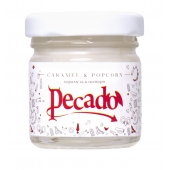 Массажная свеча Caramel   Popcorn - 35 мл. - Pecado - купить с доставкой в Иркутске