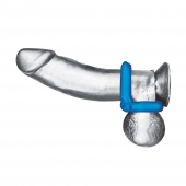 Комплект из 2 эрекционных колец-восьмерок 2-Pack Duo Cock And Ball Stamina Enhancement Ring - BlueLine - в Иркутске купить с доставкой