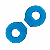 Комплект из двух колец для пениса 2-Pack Ultra-Stretch Stamina Endurance Ring - BlueLine - в Иркутске купить с доставкой