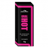 Гель для оральных ласк Oral Hot с согревающим эффектом - 15 гр. - HotFlowers - купить с доставкой в Иркутске