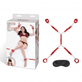Красная фиксация на матрас Classic Bedspreader - Lux Fetish - купить с доставкой в Иркутске