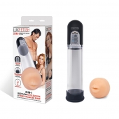 Автоматическая вакуумная помпа-мастурбатор Blowjob Auto Sucker Penis Enlarger Pump - Lux Fetish - в Иркутске купить с доставкой