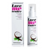 Съедобное согревающее массажное масло Love Me Tender Cocos с ароматом кокоса - 100 мл. - Love to Love - купить с доставкой в Иркутске