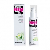Силиконовый лубрикант 2-в-1 Touch My Body с ароматом моной - 100 мл. - Love to Love - купить с доставкой в Иркутске