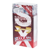 Ароматизированные презервативы Sagami Xtreme COLA - 10 шт. - Sagami - купить с доставкой в Иркутске