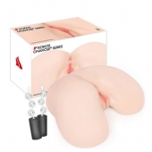 Мастурбатор-полуторс с двойным слоем материала и вибрацией Maria Onahole Real Vagina - KOKOS - в Иркутске купить с доставкой