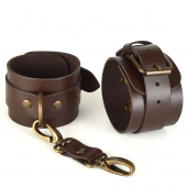 Коричневые наручники IDEAL - Sitabella - купить с доставкой в Иркутске