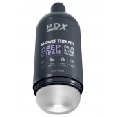 Мастурбатор в бутылке Shower Therapy Deep Cream - Pipedream - в Иркутске купить с доставкой