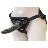 Комплект из трусиков Harness и двух насадок - 20,5 и 18 см. - LOVETOY (А-Полимер) - купить с доставкой в Иркутске