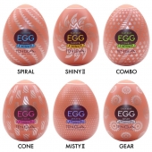 Набор из 6 мастурбаторов-яиц Tenga Egg Variety Pack V - Tenga - в Иркутске купить с доставкой