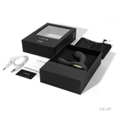 Чёрный перезаряжаемый стимулятор простаты Bruno Black - Lelo - в Иркутске купить с доставкой
