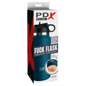 Мастурбатор-вагина в синей колбе F*ck Flask - Pipedream - в Иркутске купить с доставкой
