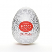 Мастурбатор-яйцо Keith Haring EGG PARTY - Tenga - в Иркутске купить с доставкой