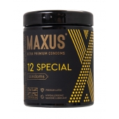 Презервативы с точками и рёбрами MAXUS Special - 12 шт. - Maxus - купить с доставкой в Иркутске