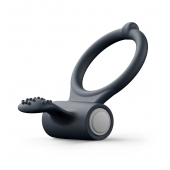 Черное эрекционное кольцо Power Clit - Dorcel - в Иркутске купить с доставкой